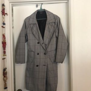 Plaid Trench Coat JUST what you need for these rainy days !!!!!
